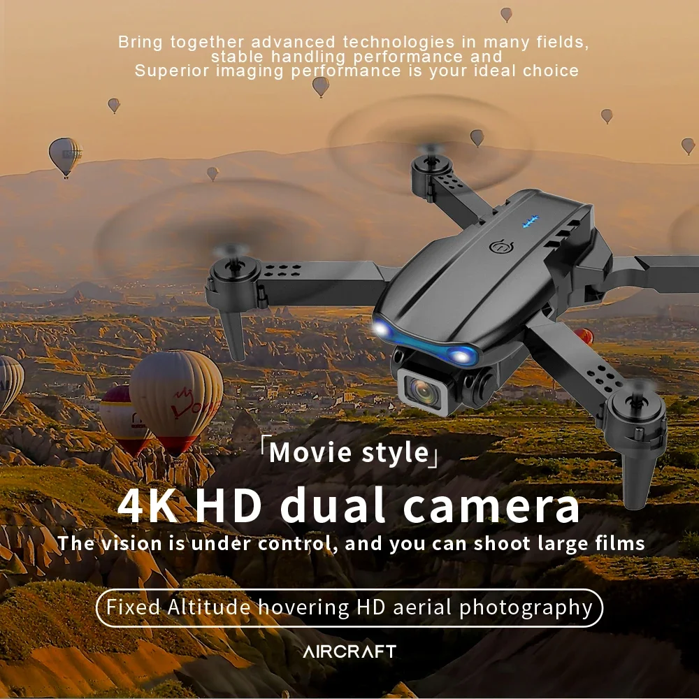 Drone E88Pro Rc 4K - GISAEV E99 K3 pro Mini Drone