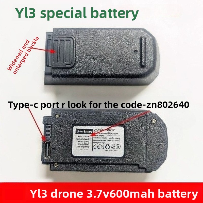 For YL3 Mini 3.7V 600mAh Drone - Drone Rc Yl3 reseña y precio