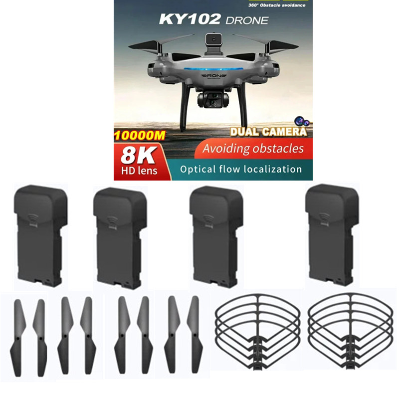 KY102 Drone Battery Propeller  - Drone Ky102 Rc reseña y precio