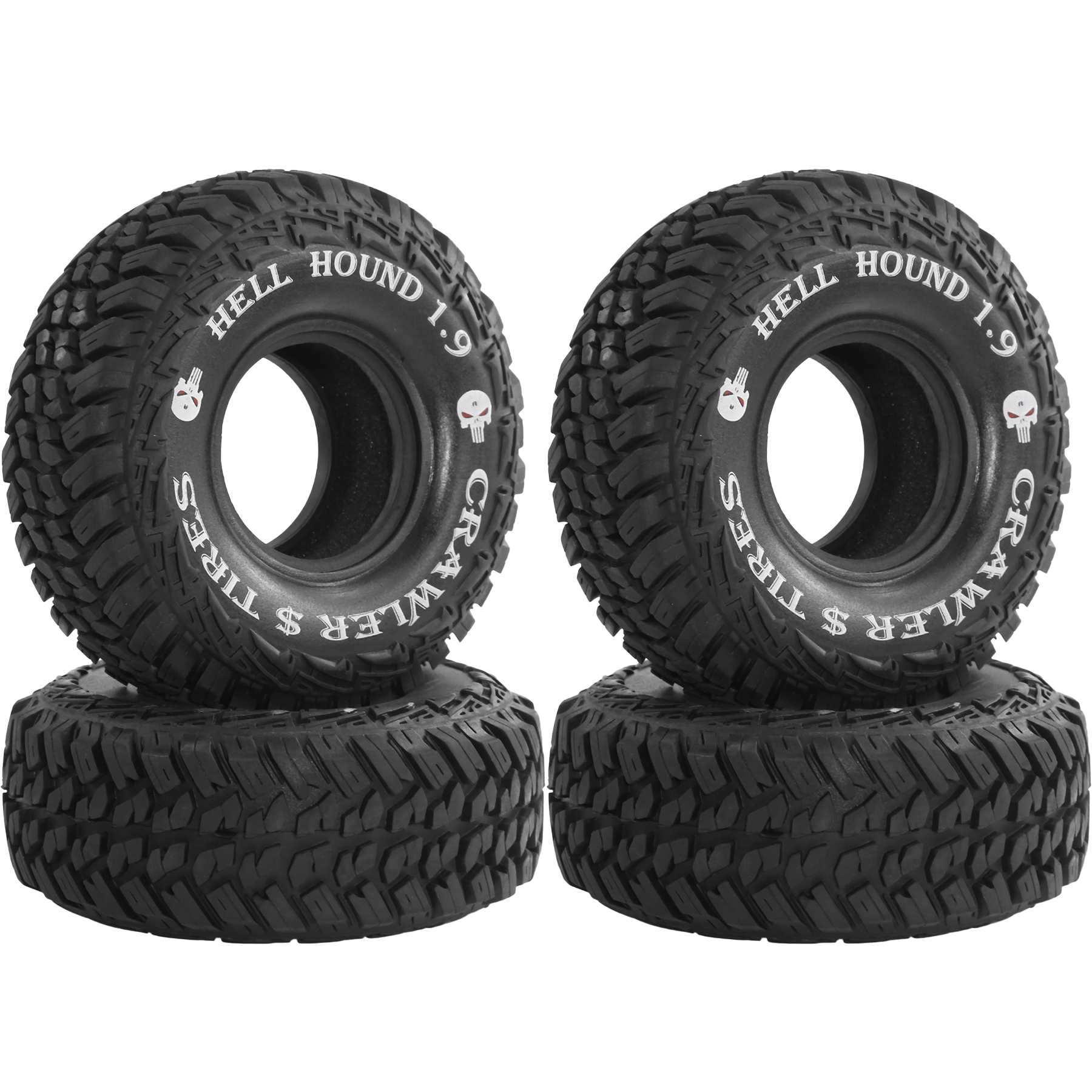 1.9 RC Tires 1/10 Rubber All T - Rc Rock Crawler reseña y precio