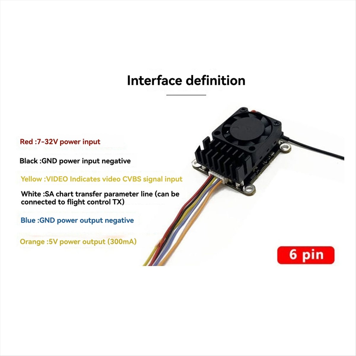 5.8G 2W VTX 2000mW FPV Video T - Drone With Rc reseña y precio