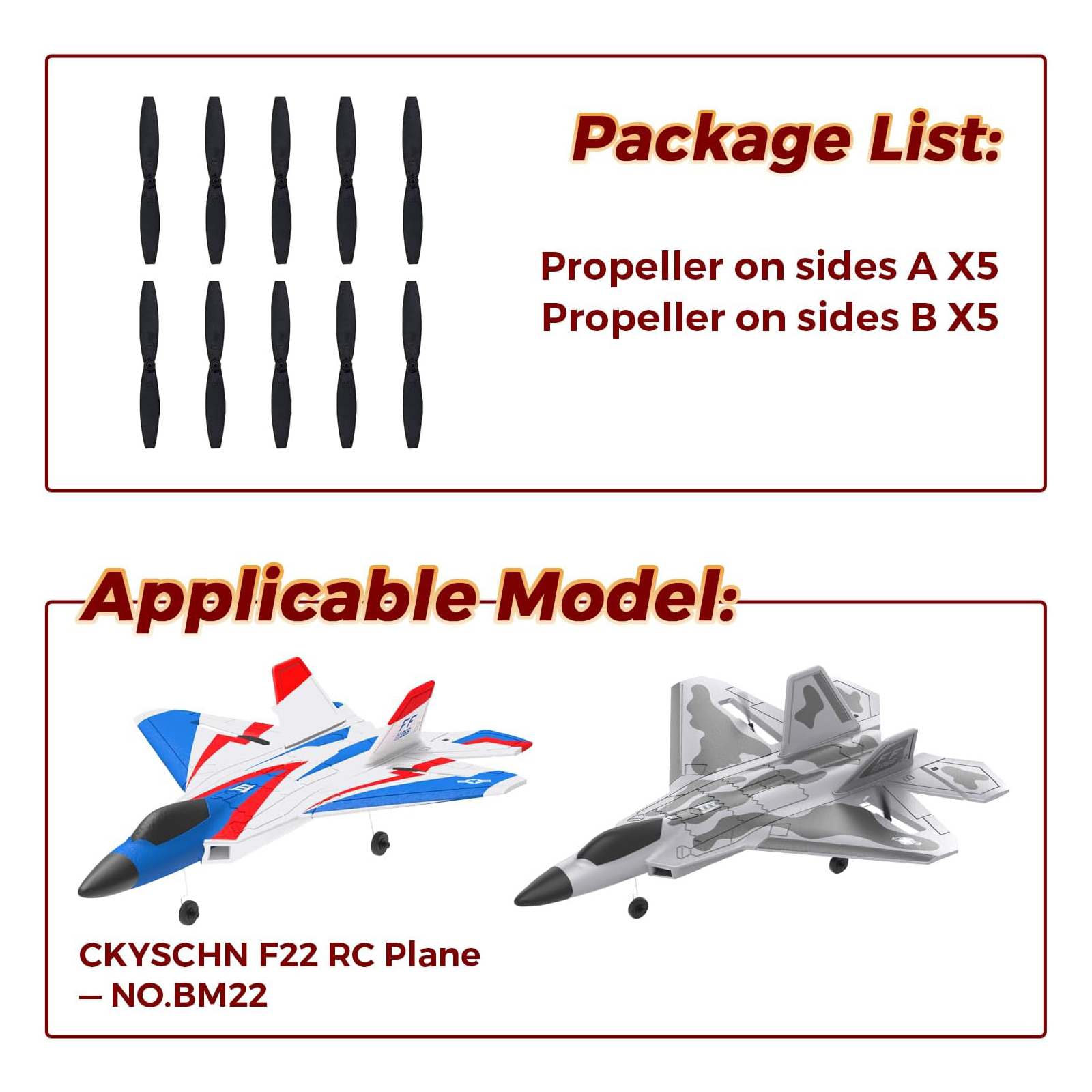10 Pcs Spare RC Plane Propelle - Drone Rc Aircraft reseña y precio