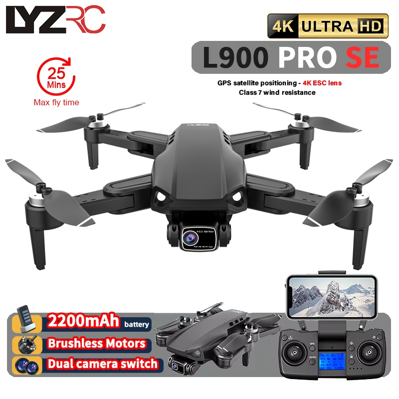L900 Pro SE MAX GPS Drone 4K P - Drone E88Pro Rc 4K reseña y precio