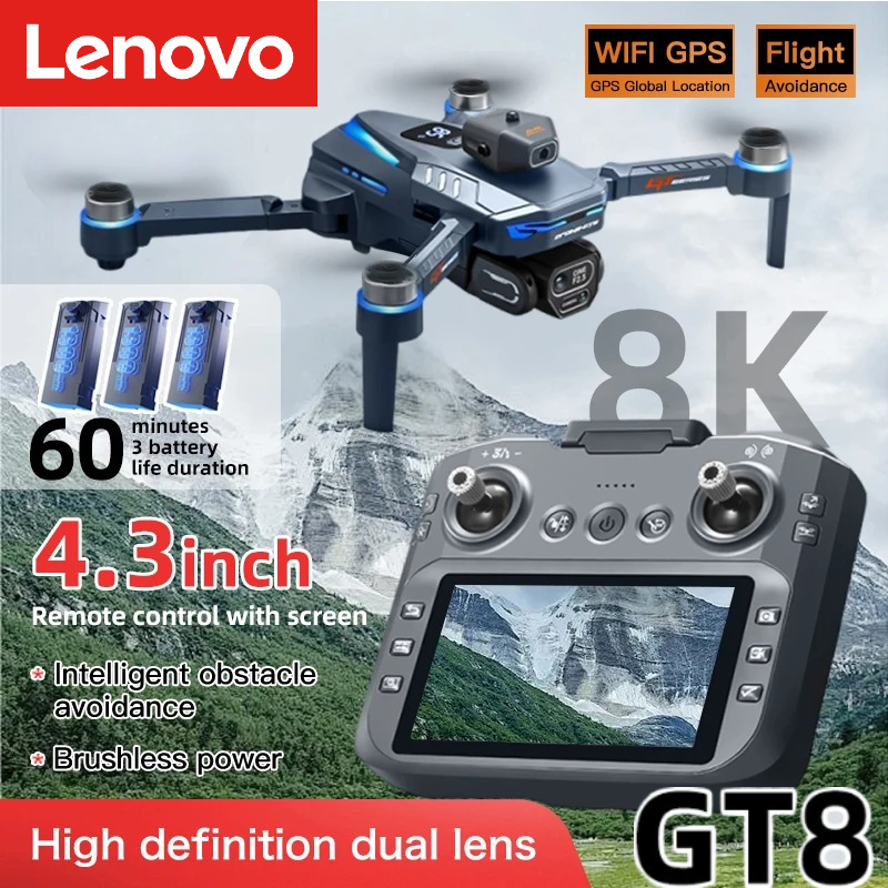 Lenovo GT8 Drone 8K Profession - Drone E88Pro Rc 4K reseña y precio