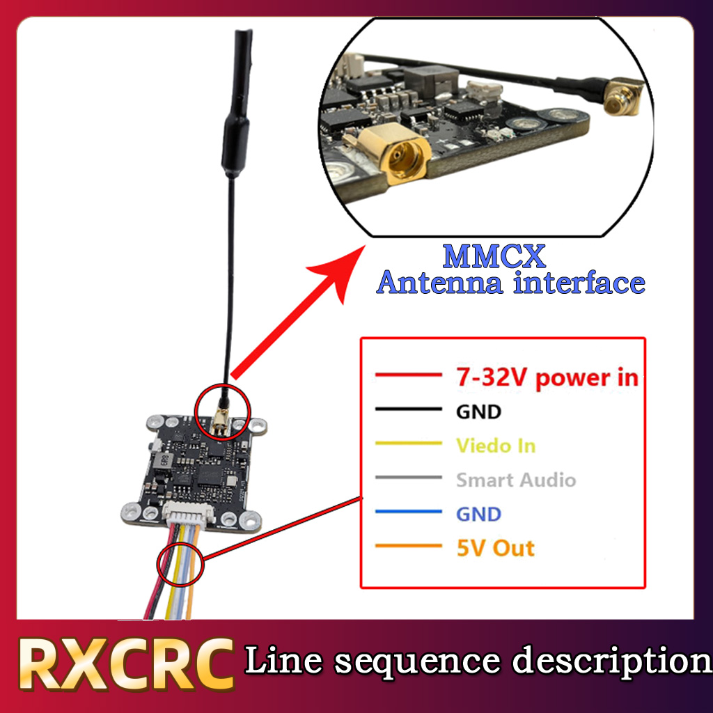RXCRC 5.8G Module 48CH 1.6W VT - - Remote Control (Rc) Drone reseña y precio