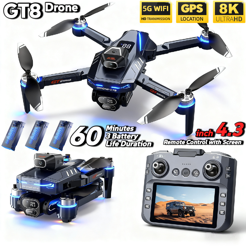 For Genuine GT8 Drone 4K Profe - Drone E88Pro Rc 4K reseña y precio