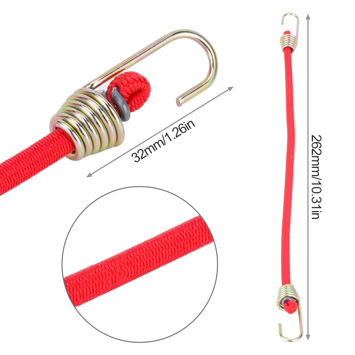5/10pcs Elastic Bungee Cord Ro - Drone Rc Belt reseña y precio