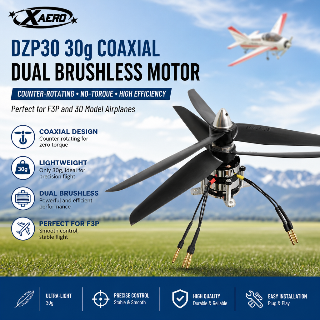 XAERO DZP30 30g Coaxial Dual B - Heavy Lift Drone Frame reseña y precio
