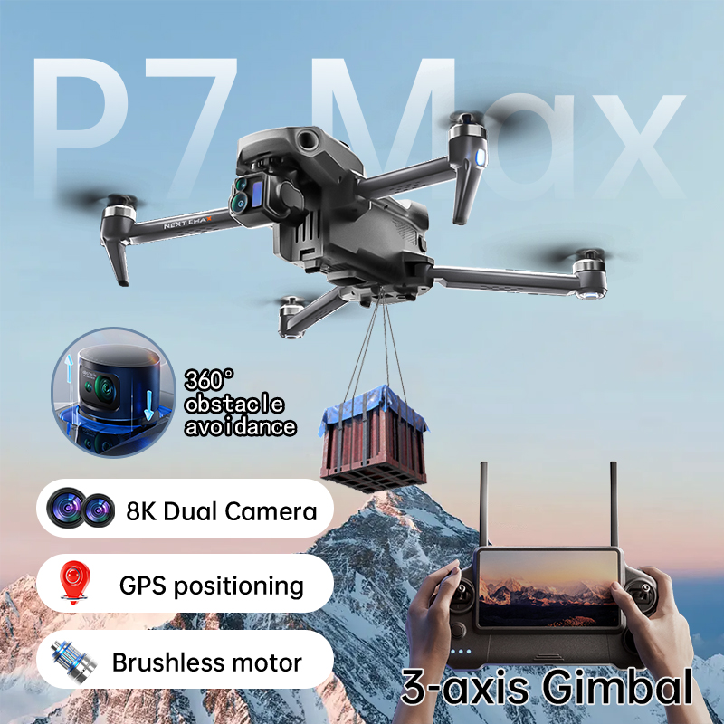 NEW P7 Max Drone 8K Camera GPS - Drone E88Pro Rc 4K reseña y precio