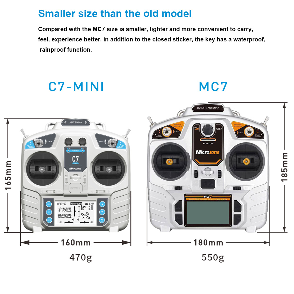 MicroZone MC7 Controller C7 MI - Drone Rc Aircraft reseña y precio