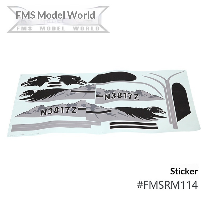 FMS RC Plane Decals For 1700mm - Drone Rc Aircraft reseña y precio