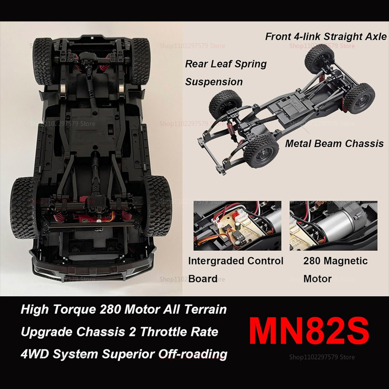 RC Crawler MN82S 1/12 Full Sca - Rc Rock Crawler reseña y precio