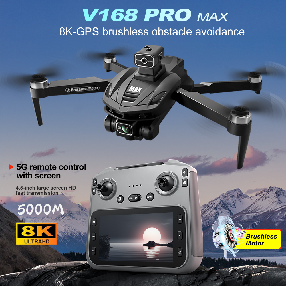 V168 PRO Max GPS Drone 8K Prof - Drone E88Pro Rc 4K reseña y precio