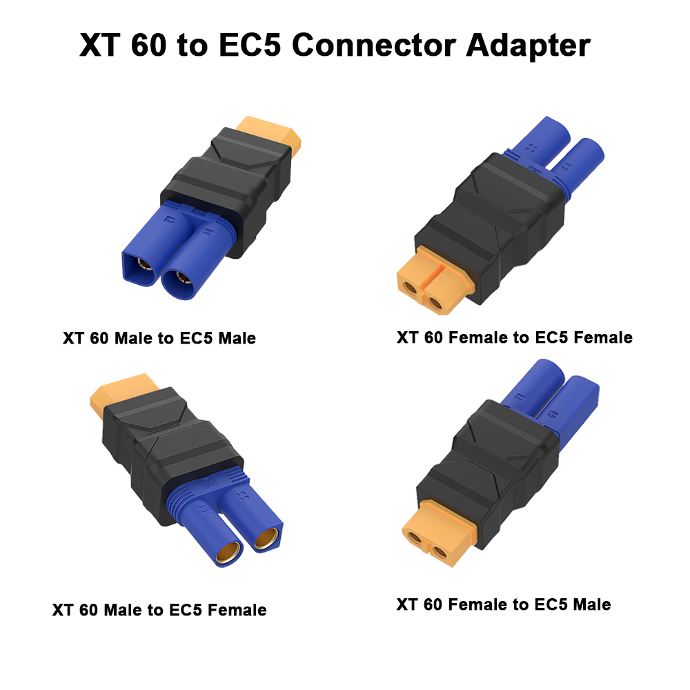 XT60 Connector EC5,XT60 to EC5 - Drone Rc Car Hybrid reseña y precio