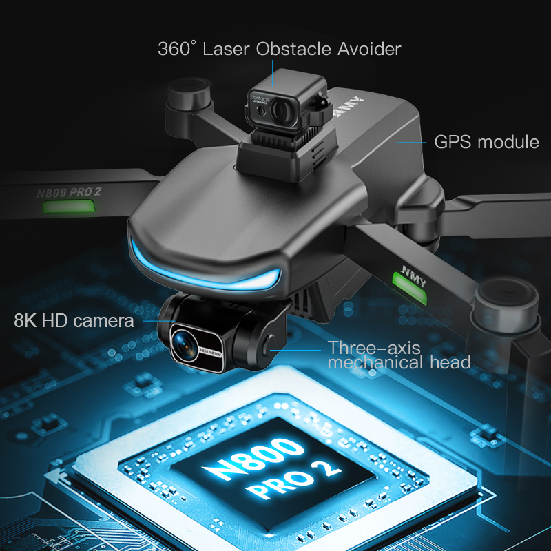 N800 PRO 2 GPS Drone Professio - Drone E88Pro Rc 4K reseña y precio