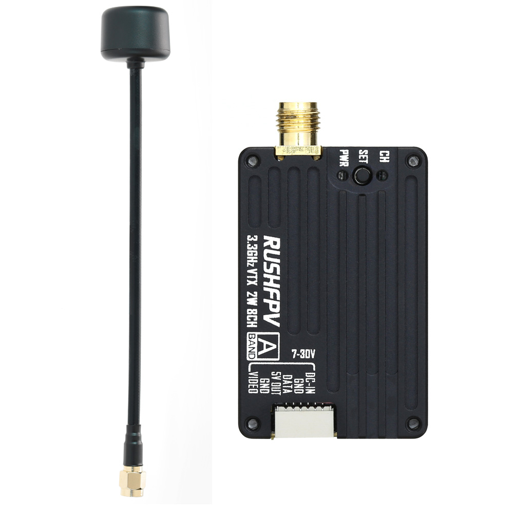 RUSHFPV 3.3G 2W VTX Transmitte - - Remote Control (Rc) Drone reseña y precio