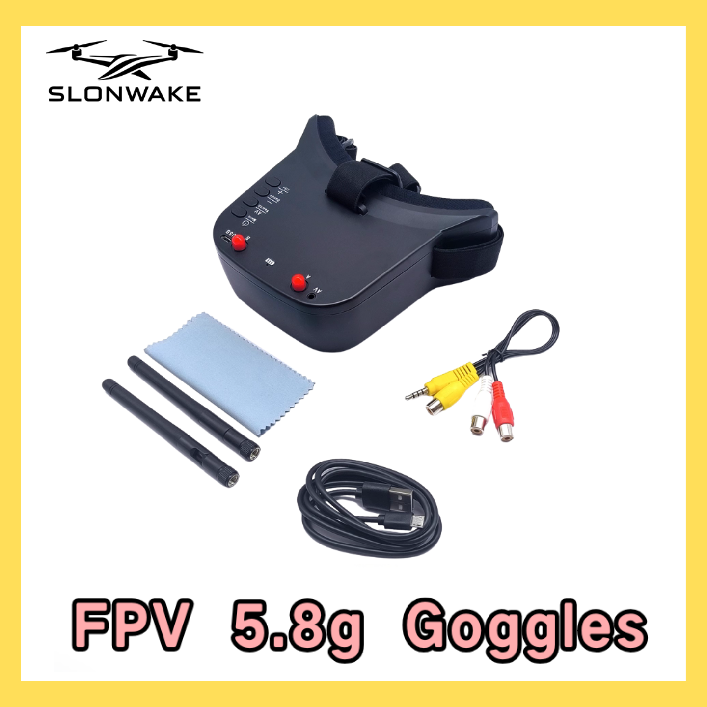 SLONWAKE 5.8G 48CH FPV 400mw V - Drone Rc Aircraft reseña y precio