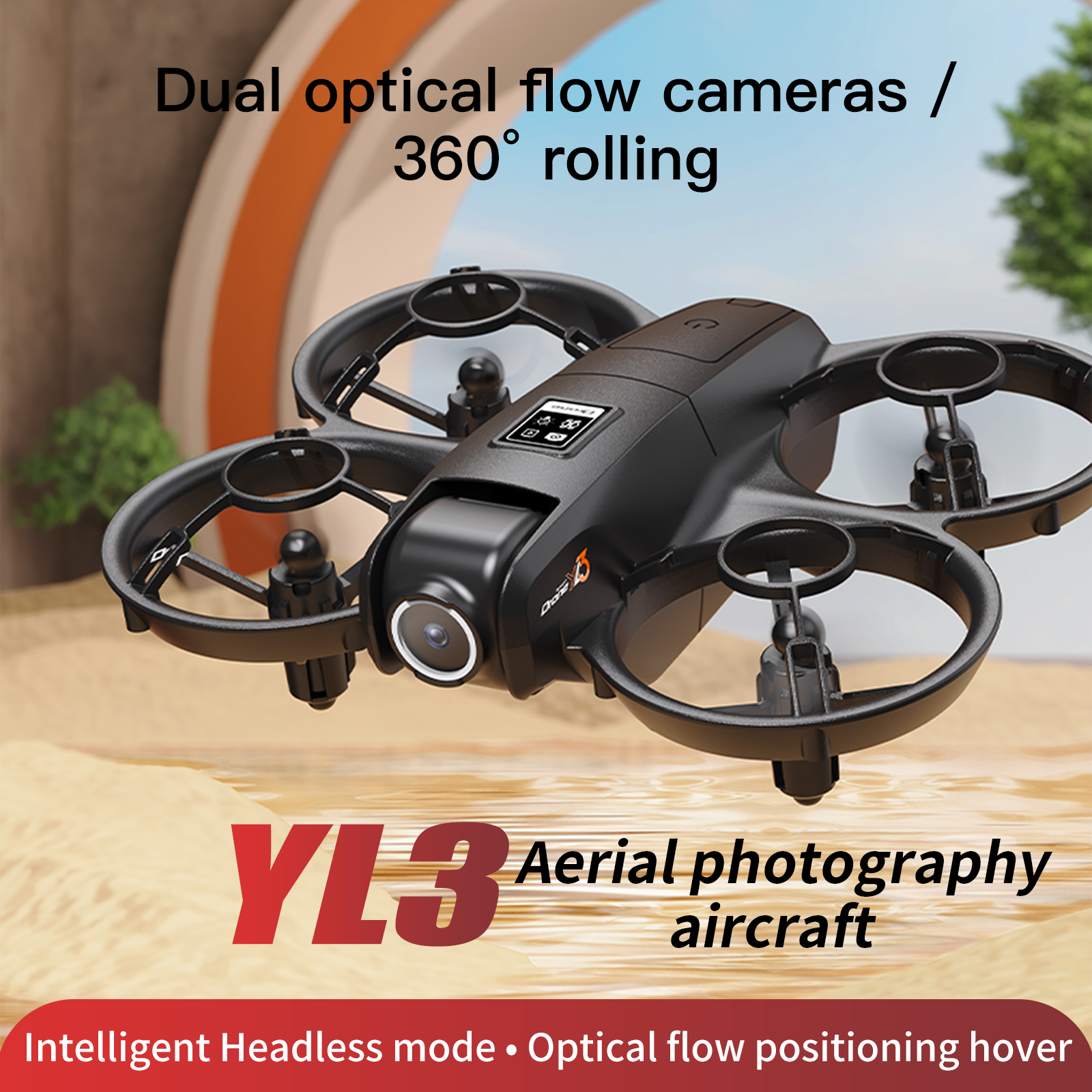 YL3 Drone HD Dual-Camera FPV A - Drone Rc Yl3 reseña y precio