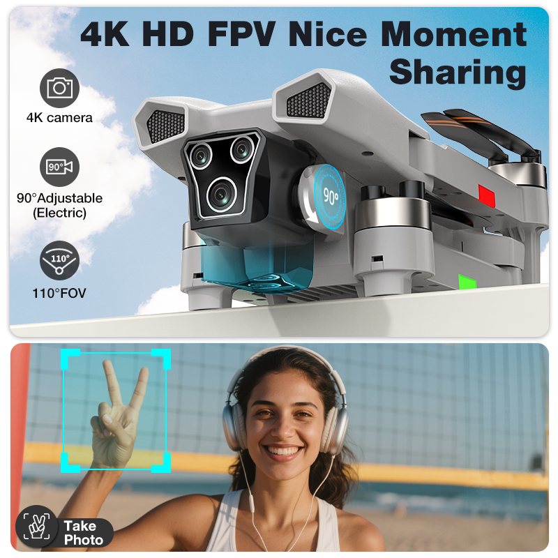 NEW Hot L017 Pro Drone Brushle - Drone Kf Rc reseña y precio
