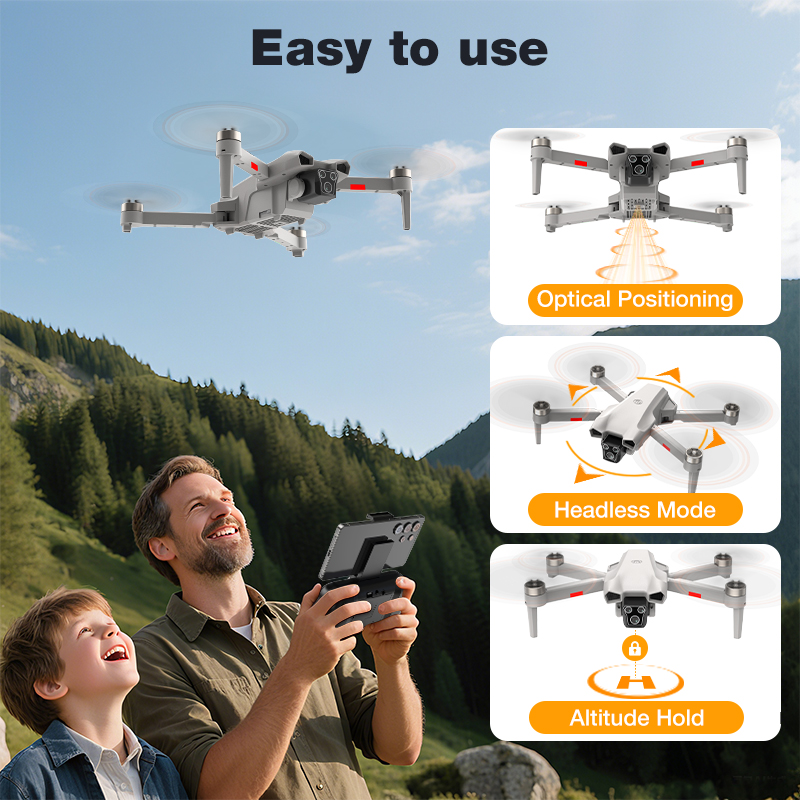 NEW Hot L017 Pro Drone Brushle - Drone Kf Rc reseña y precio