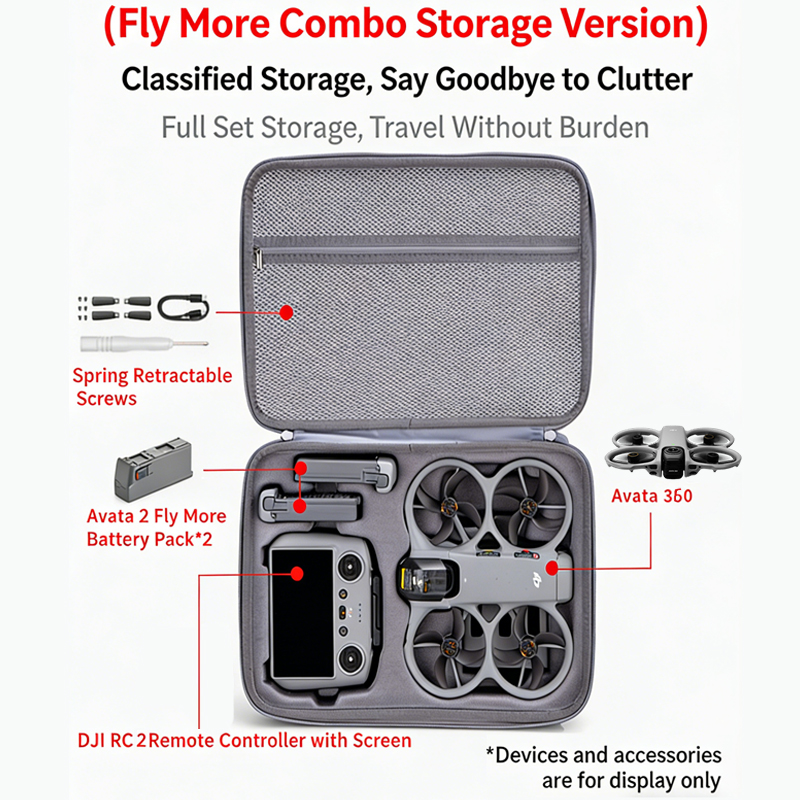 Storage Bag For DJI Avata 360  - Drone Rc Belt reseña y precio