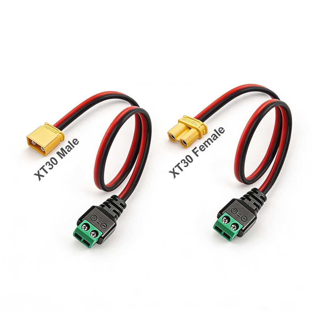 XT30 to 2 Pin Solderless Termi - Drone Rc Car Hybrid reseña y precio