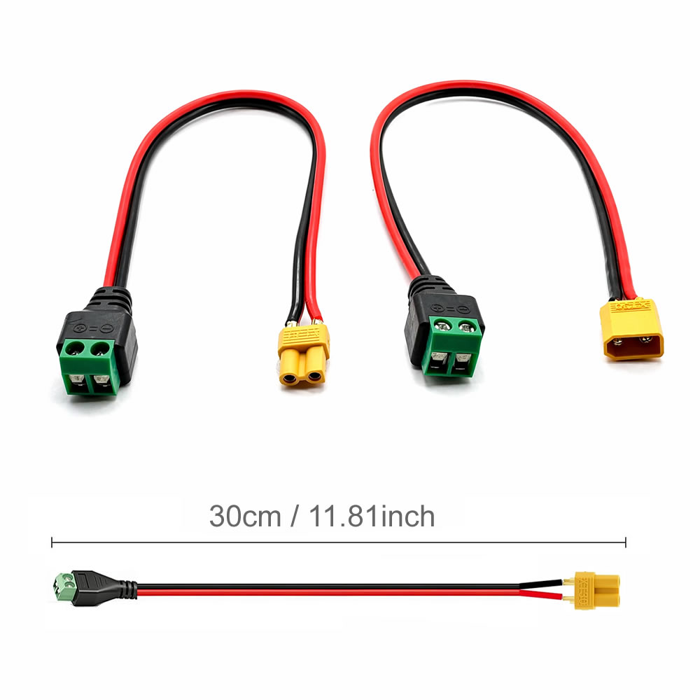 XT30 to 2 Pin Solderless Termi - Drone Rc Car Hybrid reseña y precio