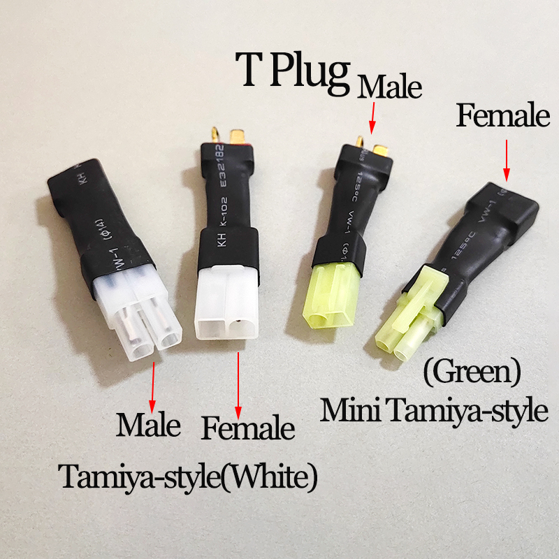 2PCS T Plug to Mini Tamiya Sty - Drone Rc Car Hybrid reseña y precio
